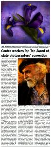 Red Rock News features Bob Coates Photography in Story